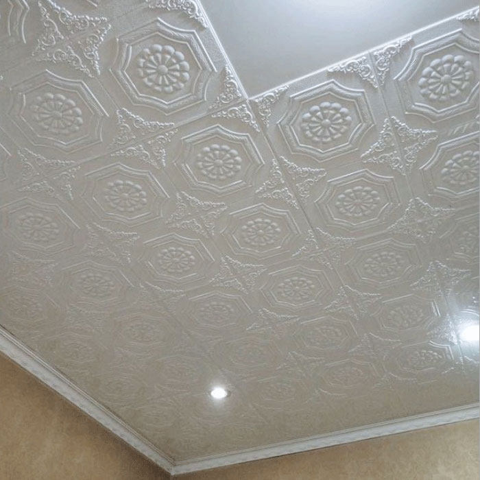 天花饰贴纸3d立贴自粘墙体客厅吊顶屋顶防水壁纸背景装板泡沫墙纸