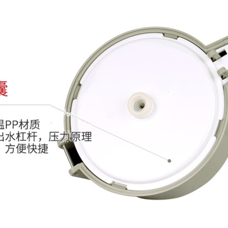 清水不锈钢气压瓶 玻璃内胆气压壶 清水热水瓶 压力壶SM-3172-250
