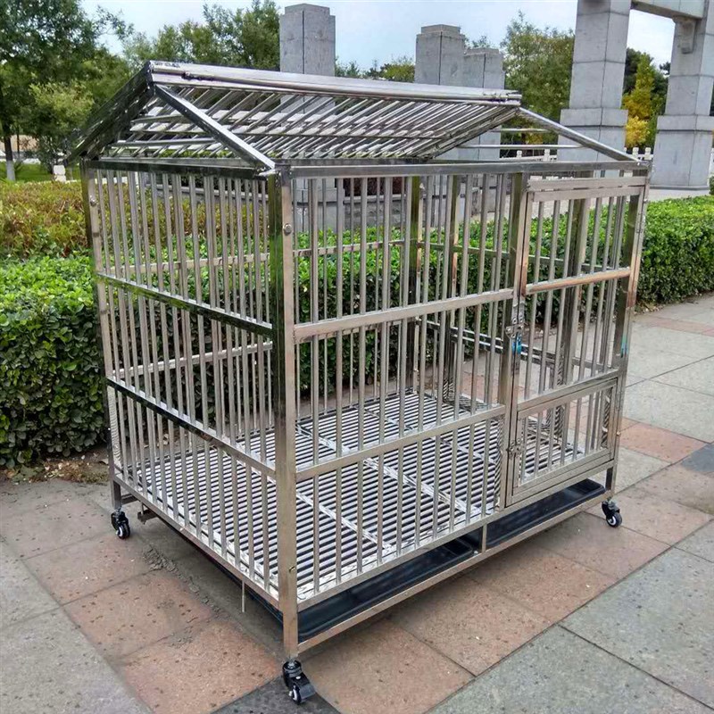 不泰钢狗笼子小中大型犬笼子金毛锈迪拉布拉多犬哈士奇宠物笼加厚