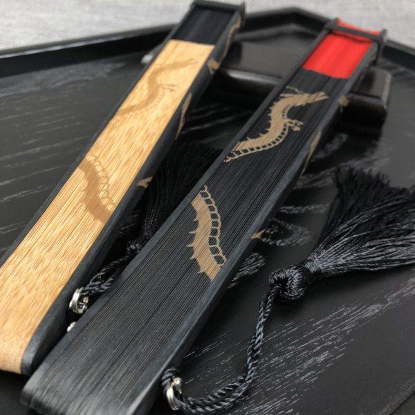 中国风真丝女扇子雕刻龙和风古风折扇手工艺折叠丝绸刻骨龙,居家日用,扇子,淘宝优惠券,粉丝福利购,淘宝优惠卷