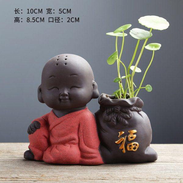 创意摆件手工个性时尚小花器装饰品水培花插花瓶家居办公茶宠摆件