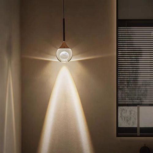 2024北欧吊灯简约水晶装饰灯创意客厅卧室床头温馨氛围灯