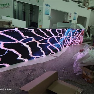 LED显示幕幕LED看板灯幕弧度软板广告屏电视墙牌匾单元 板模组配件