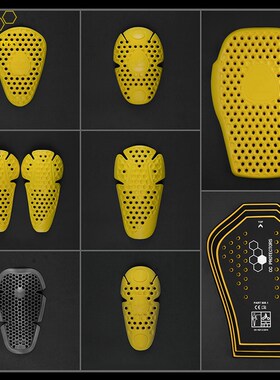 CC 内置护具CE1 CE2级防摔护膝护肘护肩护臀护背骑行透气柔软舒适