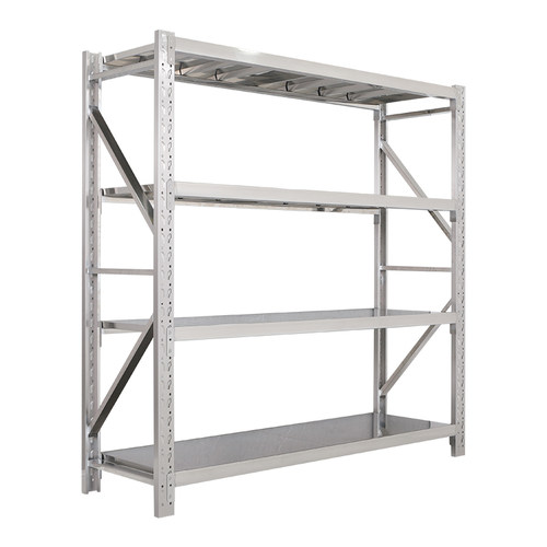 不锈钢重型仓库冷藏库商用置物架地下室车库多层置物架