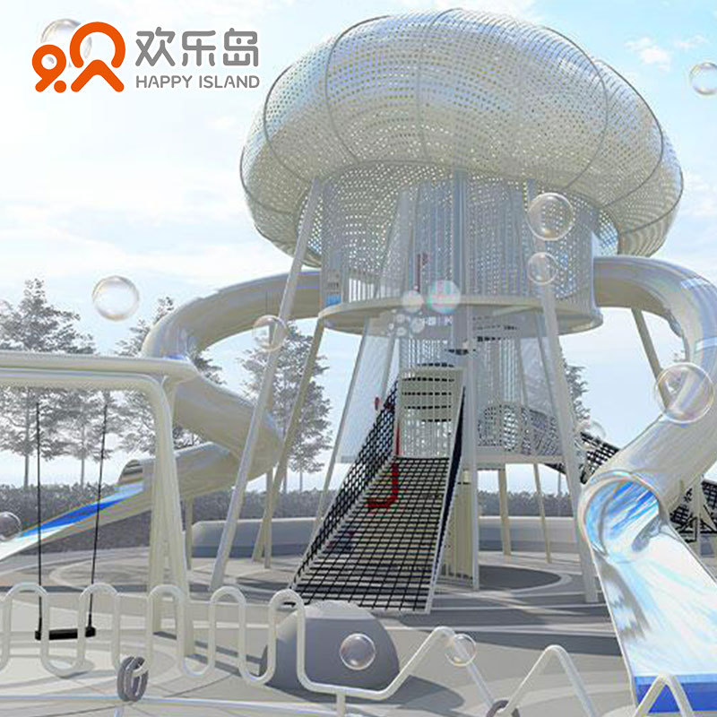 景区无动力乐园户外儿童乐园组合滑梯规划大型游乐设备厂家定做