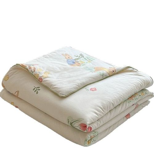 A类大豆纤维针织棉夏凉被可机洗夏季儿童薄款被子春秋夏天空调被