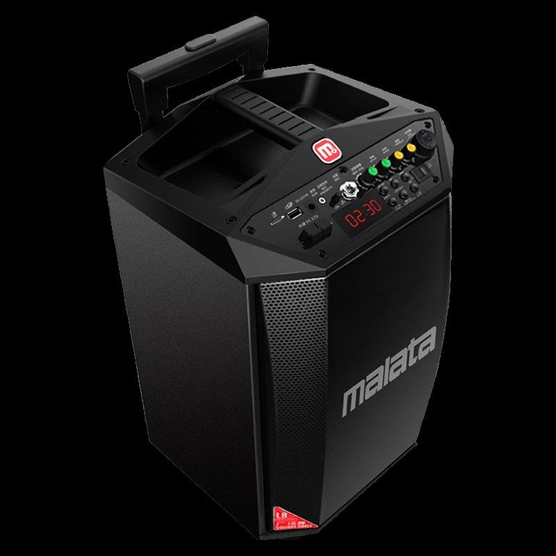 万利达音响音箱户外l8寸K歌广场舞大功率l12带无线话筒家用重低音