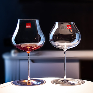 进口RONA韵雅勃艮第酒杯水晶玻璃波尔多干红白葡萄酒杯高脚杯礼盒
