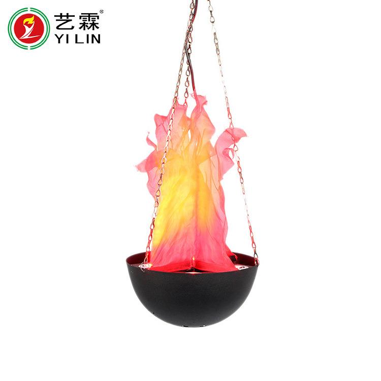 16CM火焰灯 仿真火盆舞台酒吧万圣节灯具 小号吊式电子火盆灯