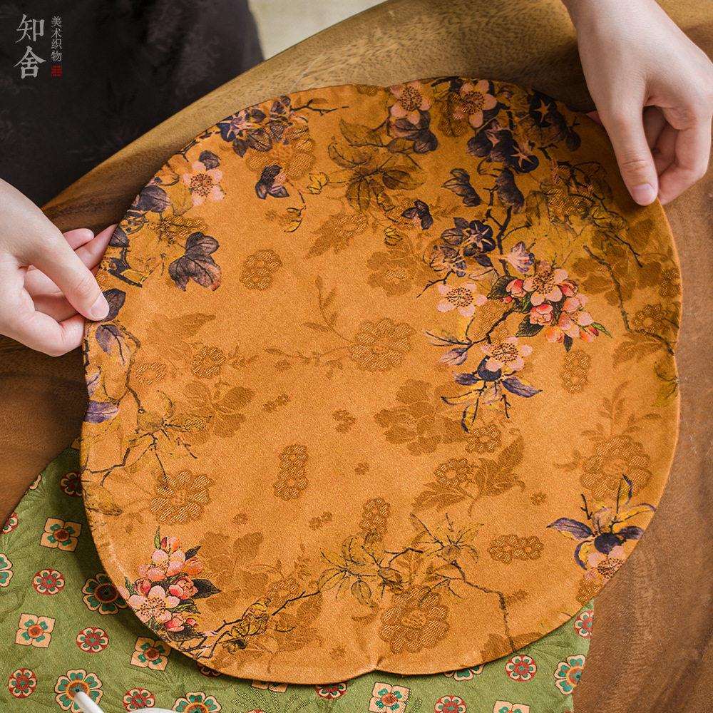 知舍 茶席茶台垫席新中式禅意桌旗壶承桌布茶具布巾垫子如意茶席