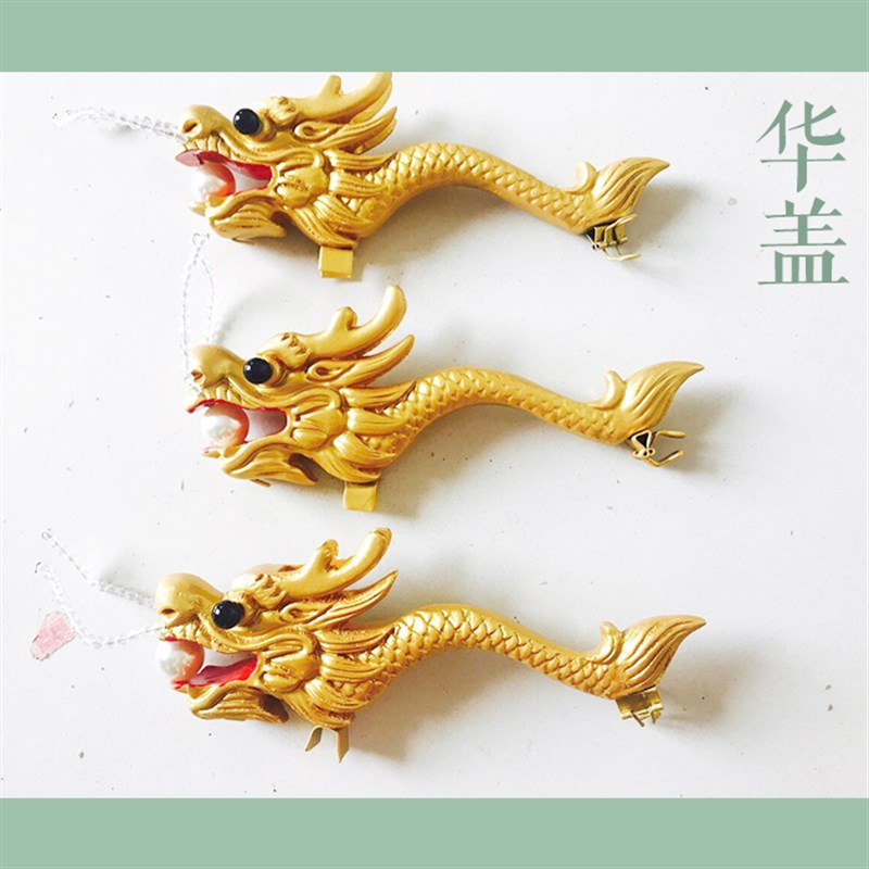 实木龙头幡杆 龙头提炉杆 纯实木手工雕刻