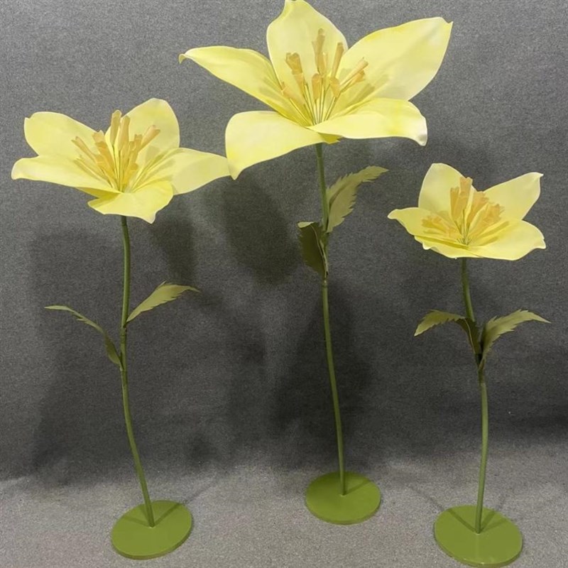 婚庆路引花成品EVA泡沫花婚礼t台场景布置木棉花橱窗装饰道具