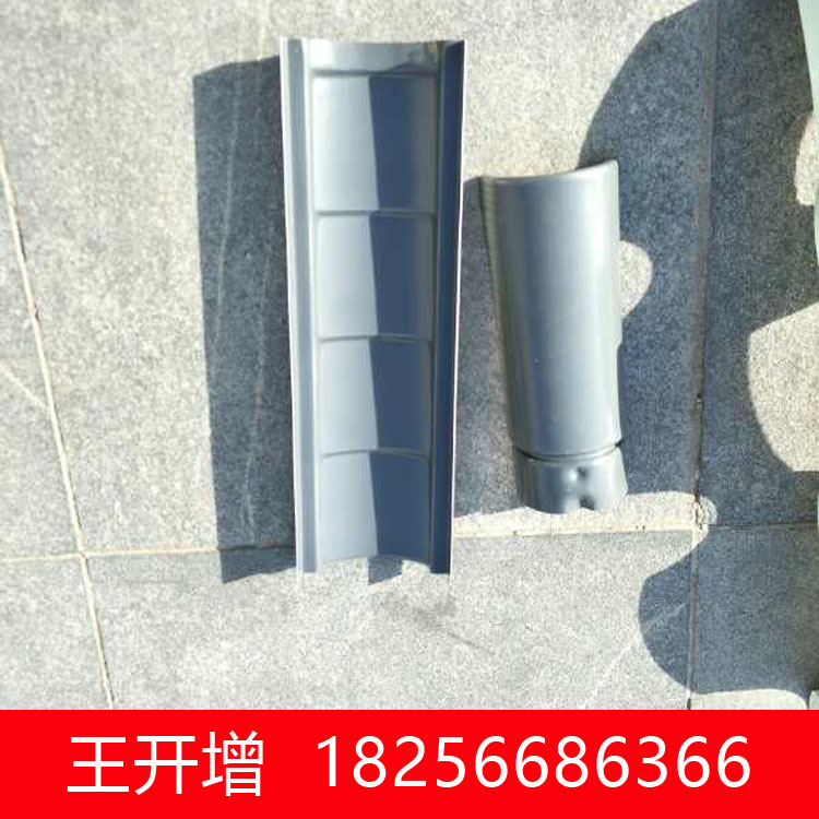 古建屋面铝合金筒瓦2号,铝制仿古琉氟碳漆 铝筒瓦 属金瓦璃瓦