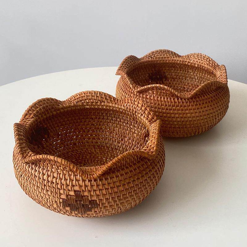 厂家藤编织波浪收纳盒水果篮客厅餐厅家用收纳篮竹编,模玩/动漫/周边/娃圈三坑/桌游,模型制作工具/辅料耗材,淘宝优惠券,粉丝福利购,淘宝优惠卷