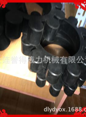 黑色橡胶材质的液力耦合器配件梅花弹性块YOX750