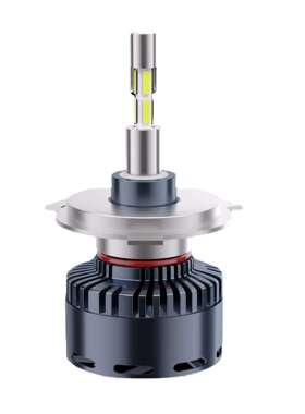 2024新款360度发光H4汽车LED车灯四面超薄发光超亮聚光LED车灯