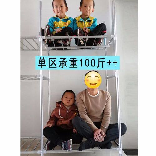 1.3/1.6/2米58cm加深大号布衣柜全钢架密封双人冬装衣橱宿舍柜子