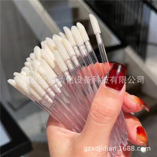 厂家供应塑料棉签木棉签植绒机核酸测试棉签环保封闭式静电植绒设