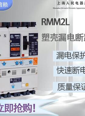 上海人民漏电保护器上联塑壳漏电断路器RMM2L-630