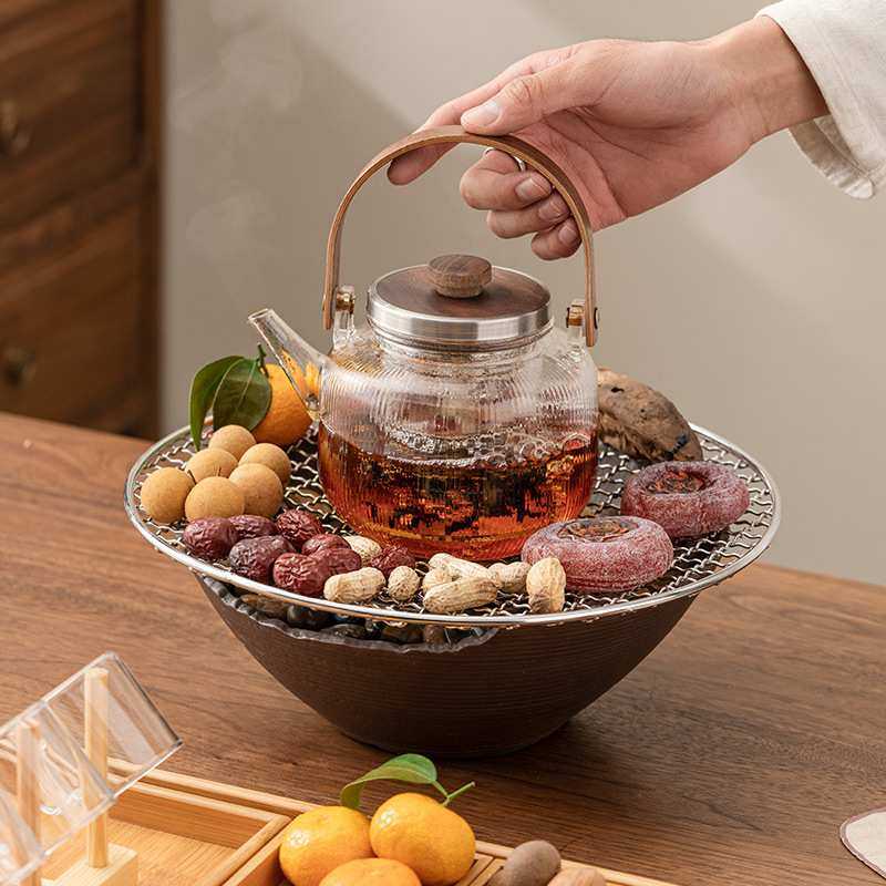 围炉煮茶家用室内插电网红烤红薯日式电陶炉煮茶器煮茶壶套装一套,3C数码配件,摄像机配件,淘宝优惠券,粉丝福利购,淘宝优惠卷