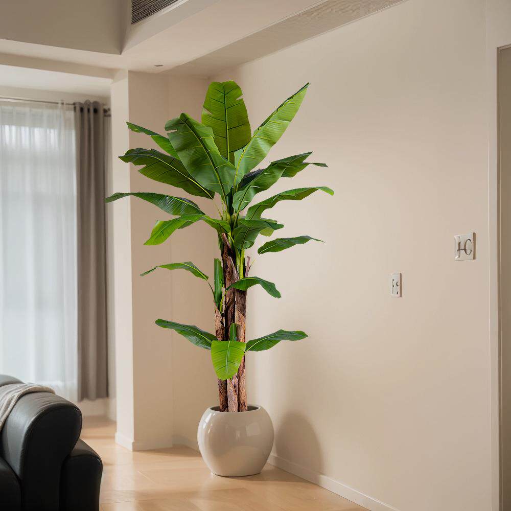 芭蕉树仿真绿植高端轻奢假盆栽装饰客厅书房大型落地假树造景景观