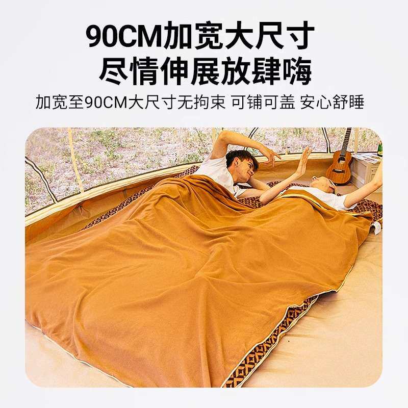 KingCamp睡袋成人户外露营加厚睡袋大人冬季加厚防寒睡袋内胆可拆
