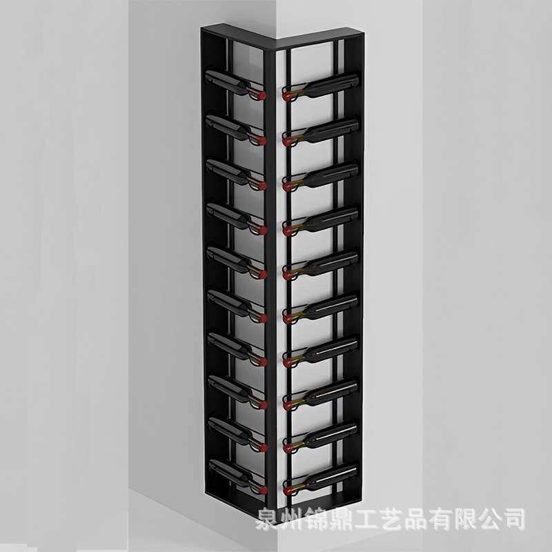 餐厅酒架悬挂墙上置物架酒柜现代简约客厅红酒架墙角酒架直角酒架