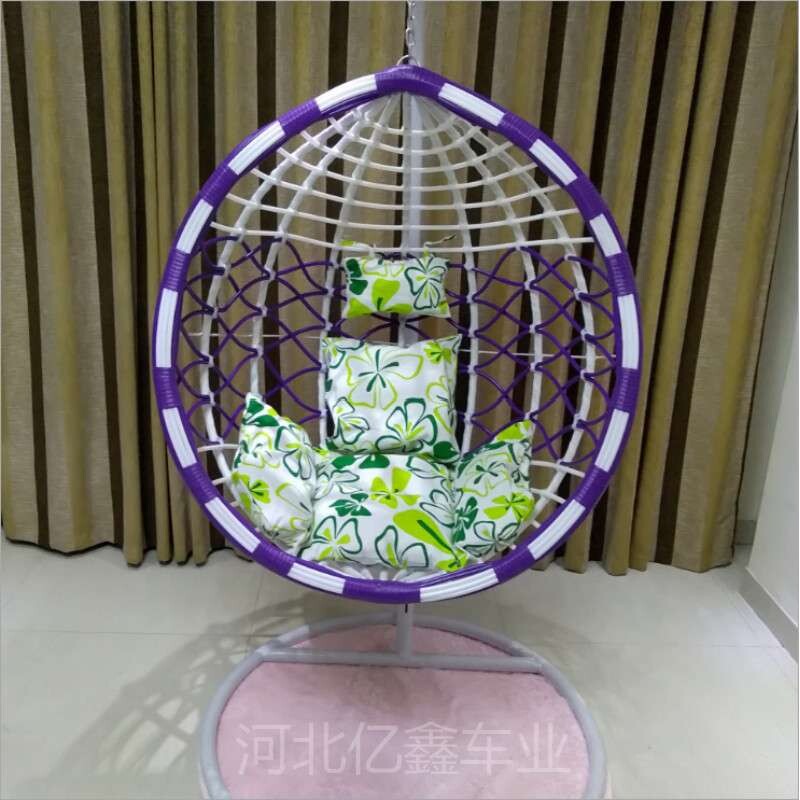 单人粗腾吊篮吊椅室内吊椅鸟巢阳台秋千椅仿藤单人粗藤秋千吊篮