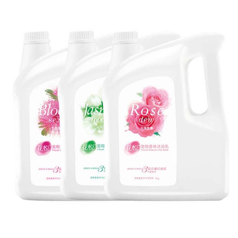 物悦狗狗沐浴露浴迪金毛宠花洗澡香波沐泰乳浴液400ml/4L大桶