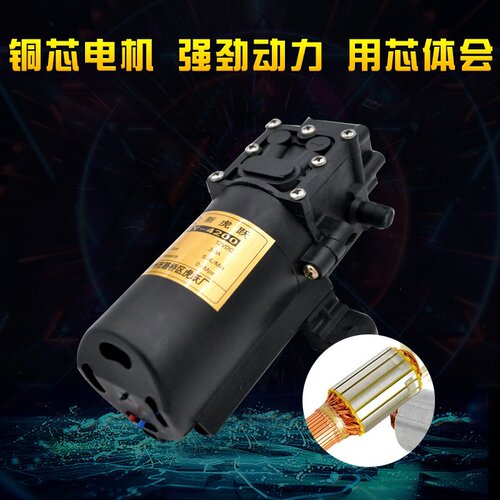 打药机配件农全用2V大1电动喷雾器水泵隔膜智能高压自吸泵大功率