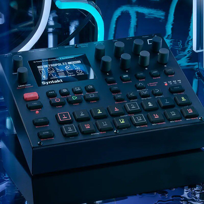 /瑞典 Syntakt STK-1 鼓机12轨数字模拟合成器
