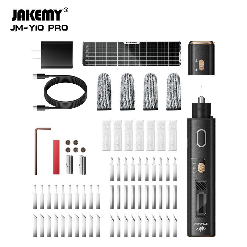JM-Y10超音波切割刀DIY3D打印模型电动雕刻工具40Khz35W