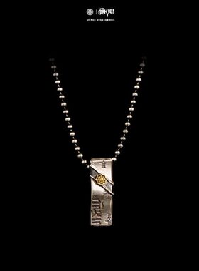 【一丁轮回银饰】衍一系列指虎吊坠主坠原创手工足银送礼情侣