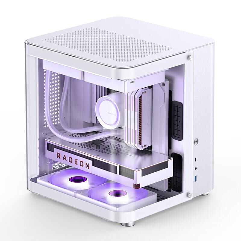 伯思 TK-1乔双曲面鱼缸海景房铝合金外壳MATX机箱