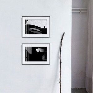 城市的抽象黑白街头摄影挂画客关玄厅样间板艺术组合有框装饰画