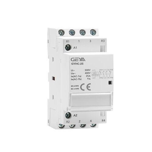 GEYA格亚GYHC家用交流接触器开关2P/25A/63A2NO二常开自动款220V