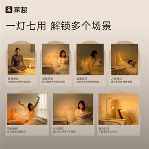 台灯睡定灯床头灯智能主卧眠漫氛围卧室浪时声控语音白噪音