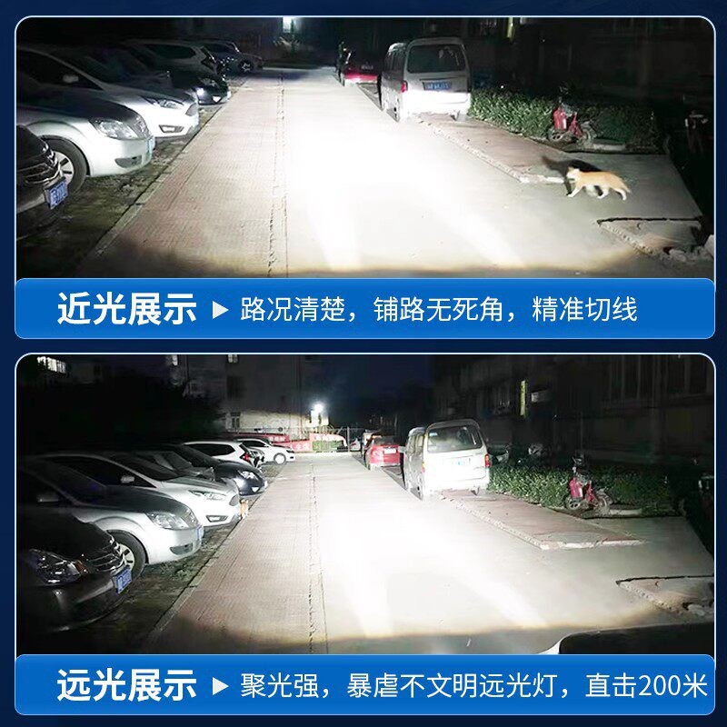 超亮汽车LED大灯H7/H4/H11/HB3/9005/D2H/9012/H15近光 远光 雾灯