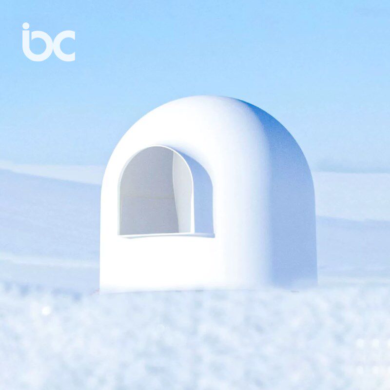 p溅dan雪屋猫砂盆带厕所半封闭式超大号防外i防猫砂隔臭走廊#ibc