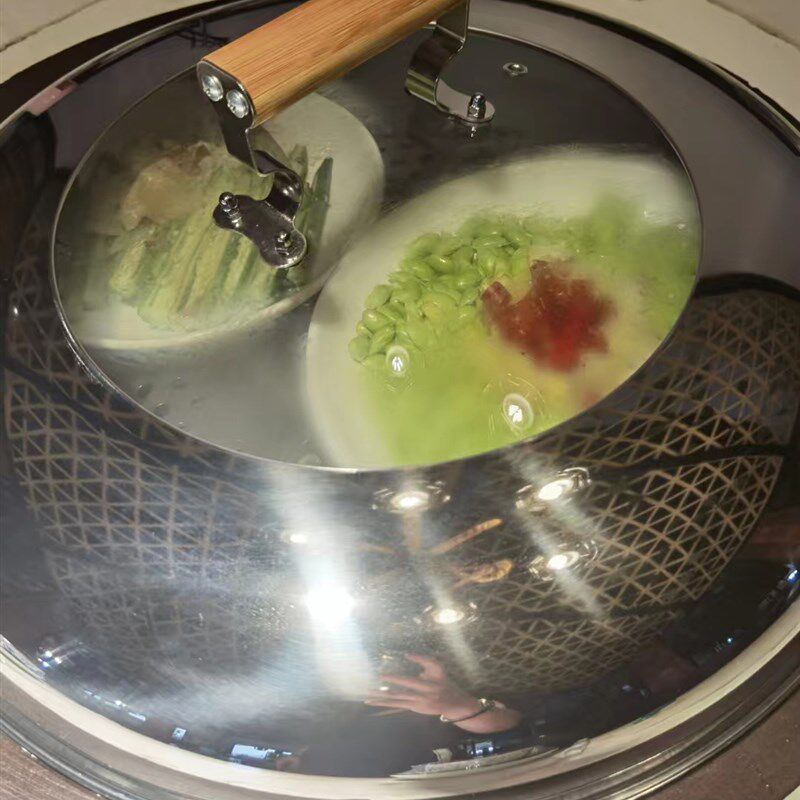 透明50厘米视锅炖菜锅盖特大52加可43厚铁锅盖44地锅鸡煎包锅45图片