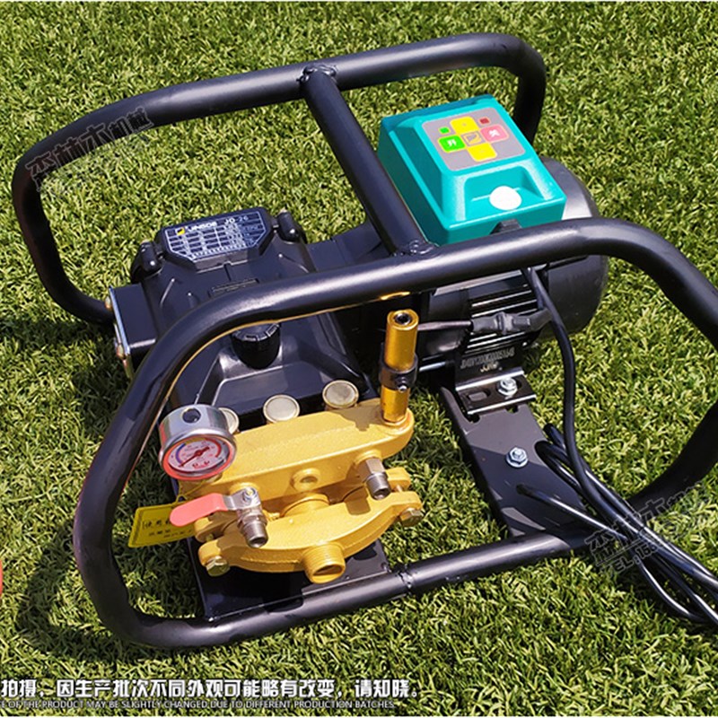 遥控48v60v72v电动打药机直流电高压喷雾器接电瓶车电池清洗泵3缸