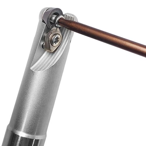 数控铣刀杆EMR薄款R4白色加硬数控刀杆100L-200L圆鼻铣刀杆