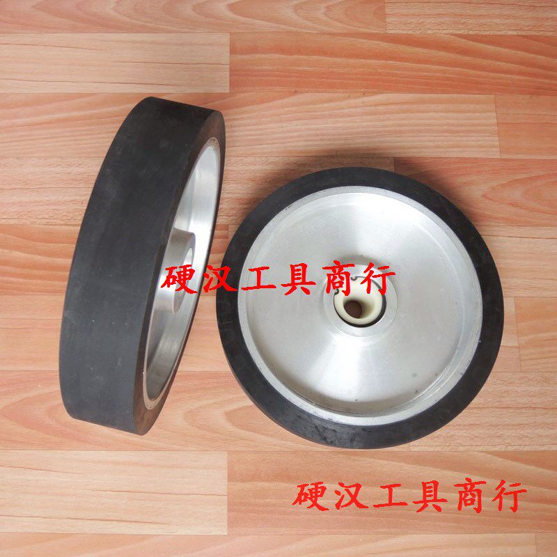 铝芯橡胶轮砂带机抛光胶轮打磨过砂抛光轮铝心砂带套轮非标定做