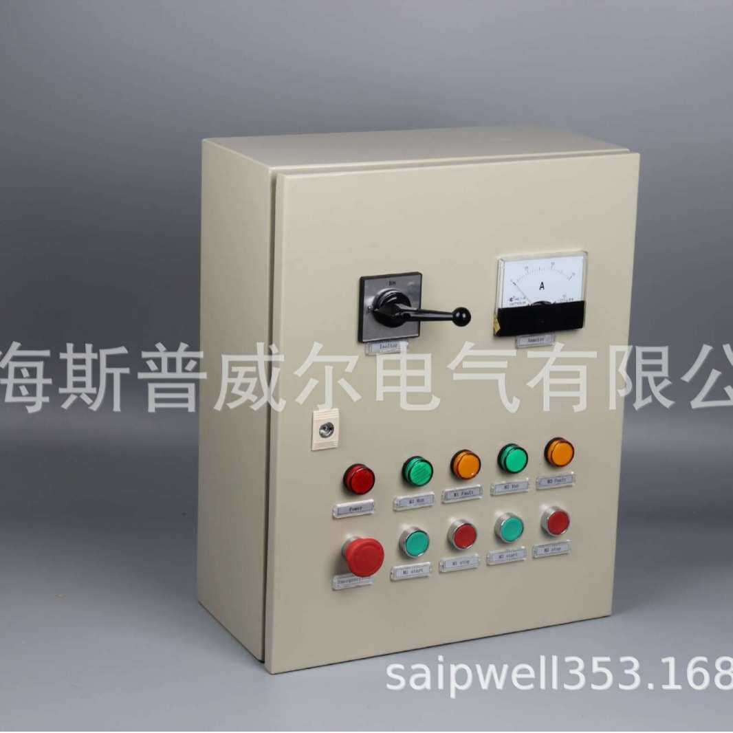 污水处理电源启动控制箱 马达电磁启动电源箱 户外水泵控制启动箱