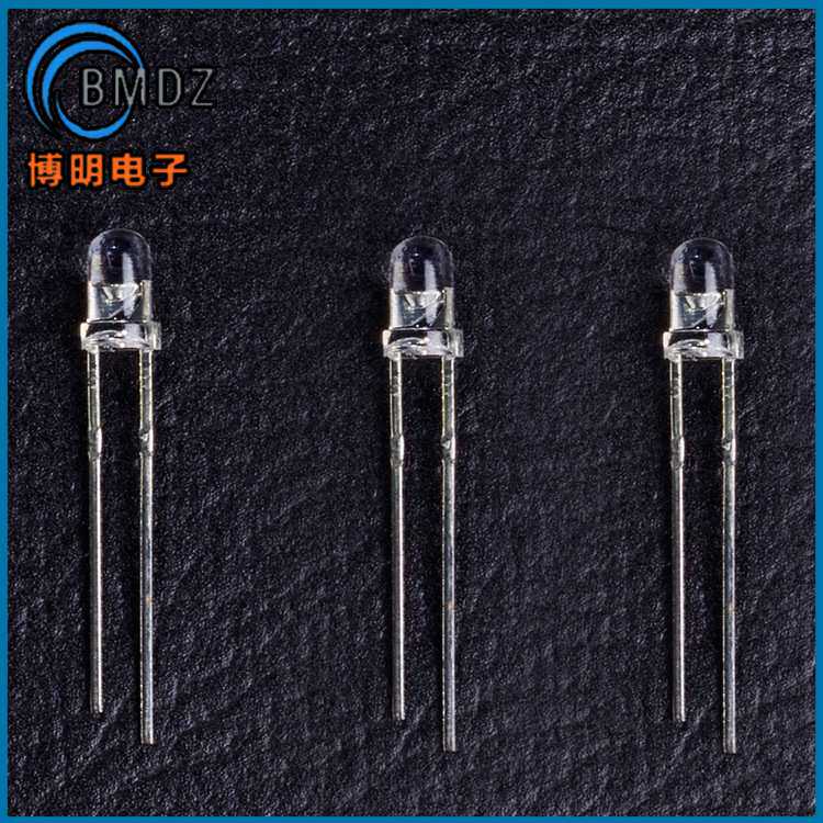 有边F10/10mm圆头七彩慢闪长脚 七彩LED发光二极管 七彩慢闪灯珠