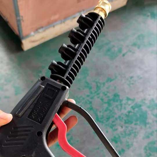 超洁洗车枪红色手柄清洗机配件洗车高压水抢洗车水枪高压水枪大压