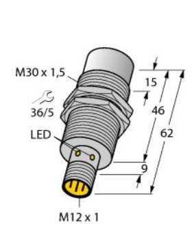Turck 图尔克NI30U-EM30WD-AP6X-H1141/3GD 电感式接近开关传感器