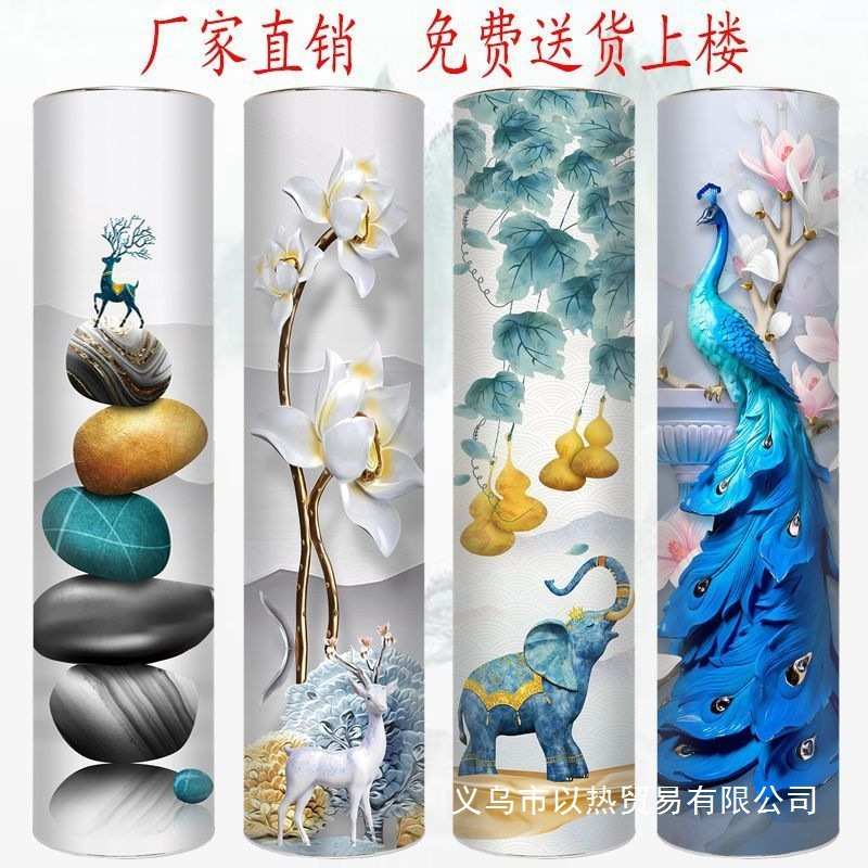 360创意圆形旋转鞋柜 简约现代多层圆柱型鞋架省空间大容量门厅柜