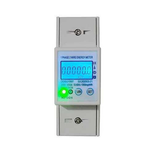 单相智能导轨RS485电表220V 远程抄表modbus通讯多功能电能表